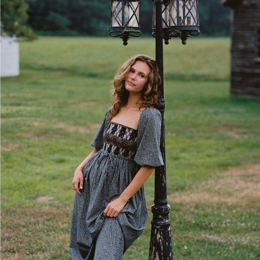 Christy Dawn Katrina in harvest patchwork size M NWOT